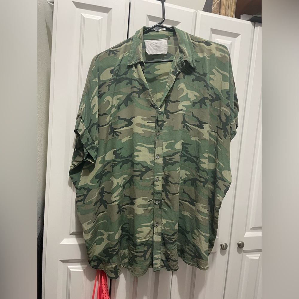 Acacia Mombasa army print small